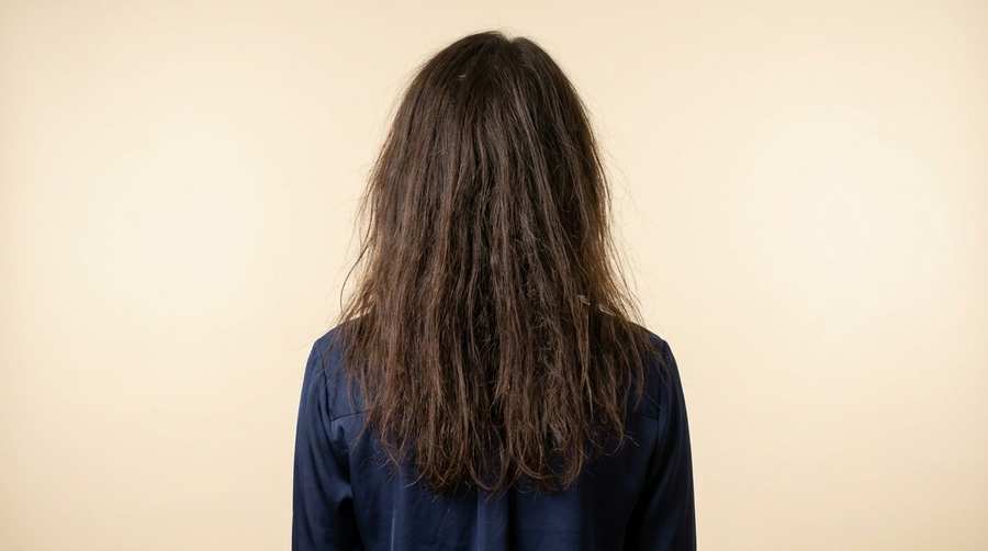 Before using Nasma Luxe Hair Oil